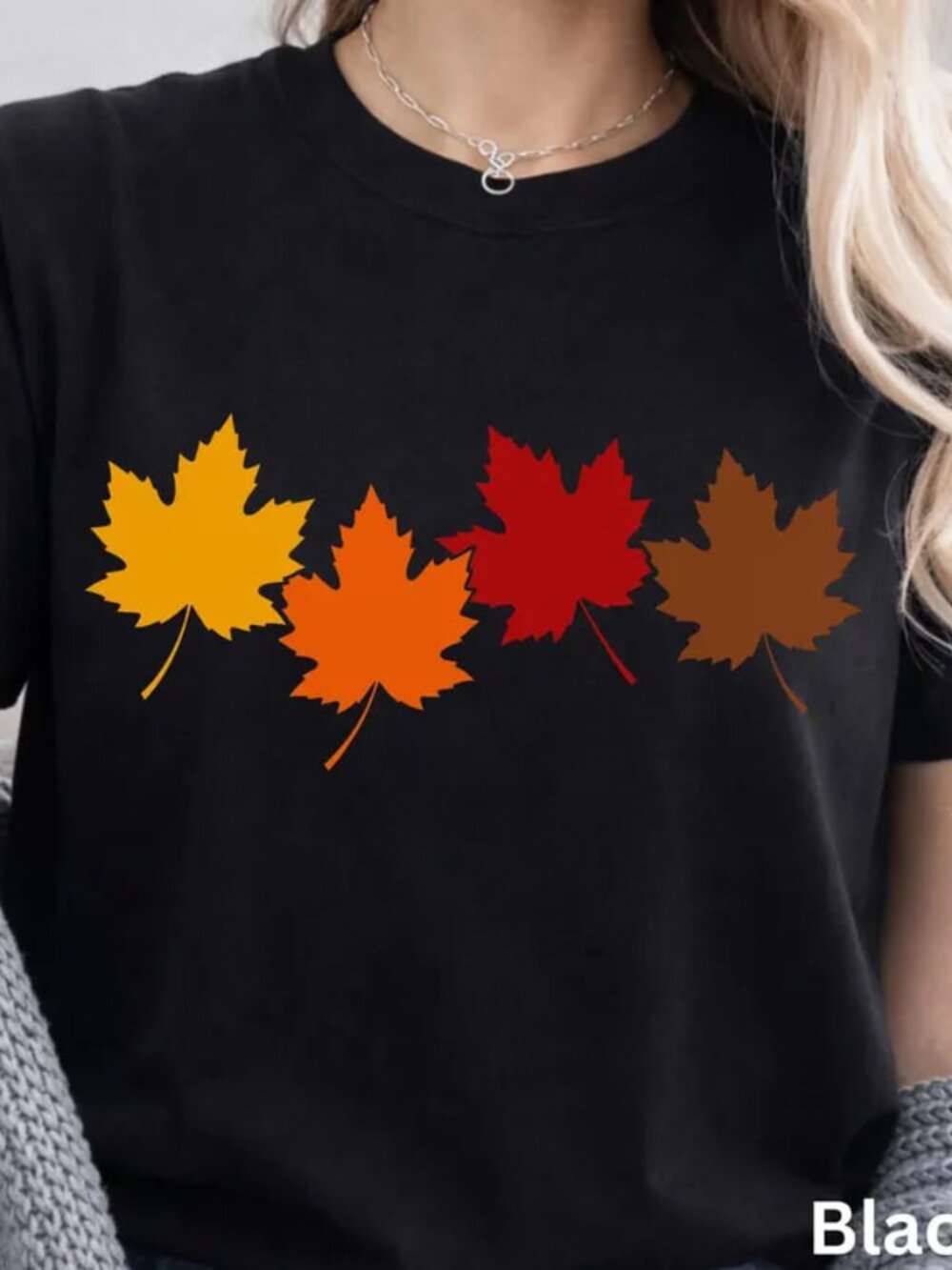 Cute Fall Shirt, Autumn Leaf Graphic Tee, Fall Season Shirt